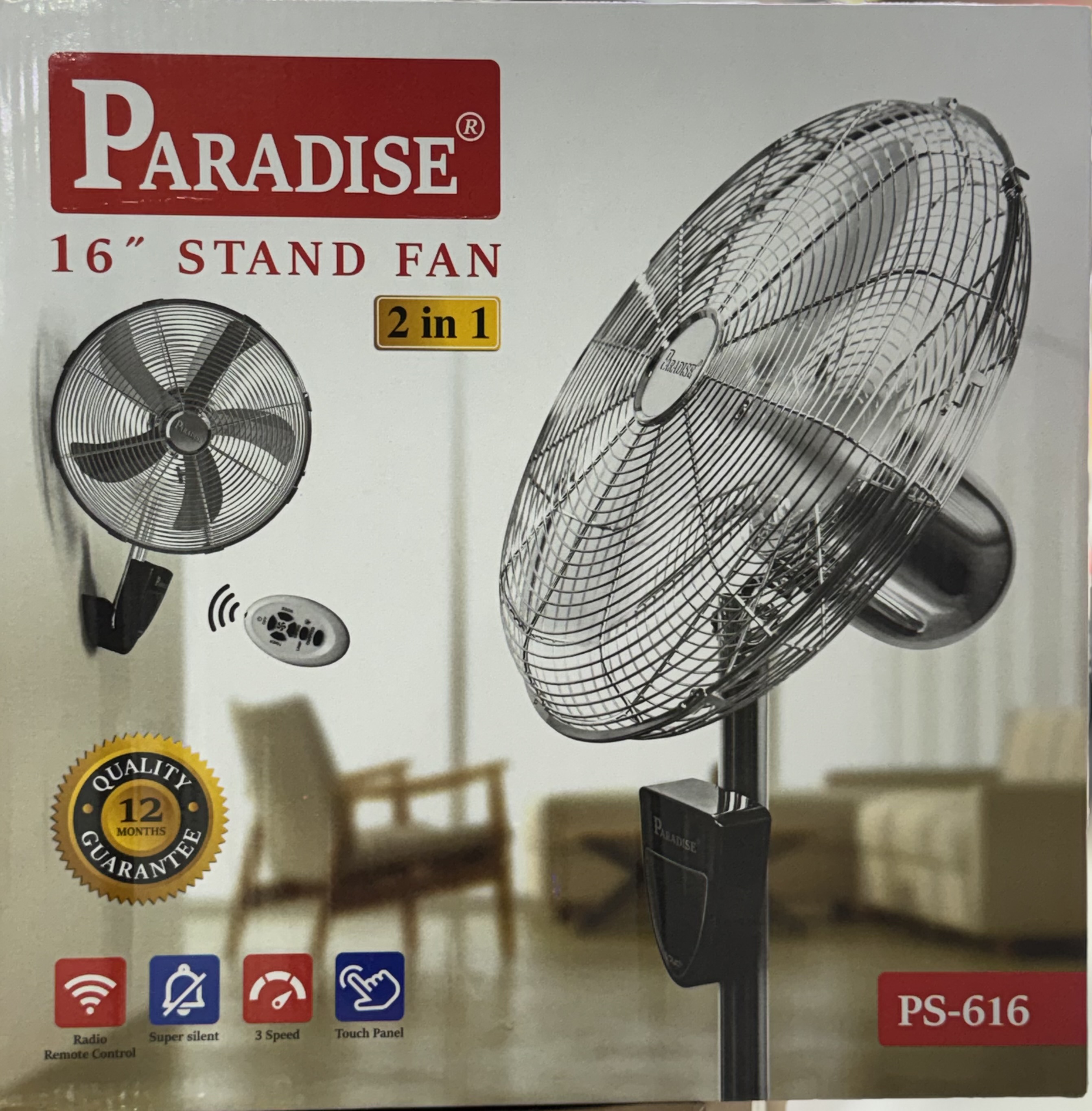 پنکه ایستاده Paradise مدل ps-616
