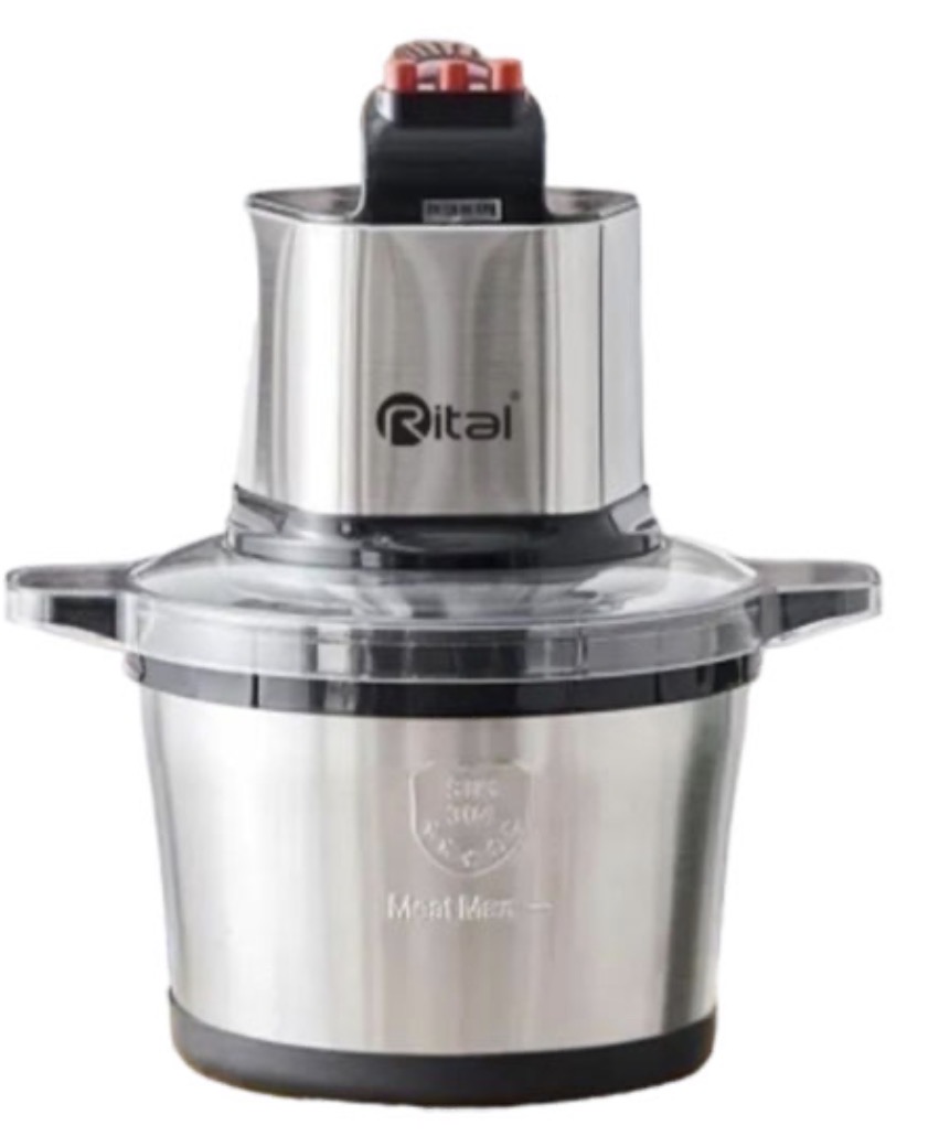 خردکن 6 لیتری بدنه استیل برند ریتال مدل Rital RT-1001
