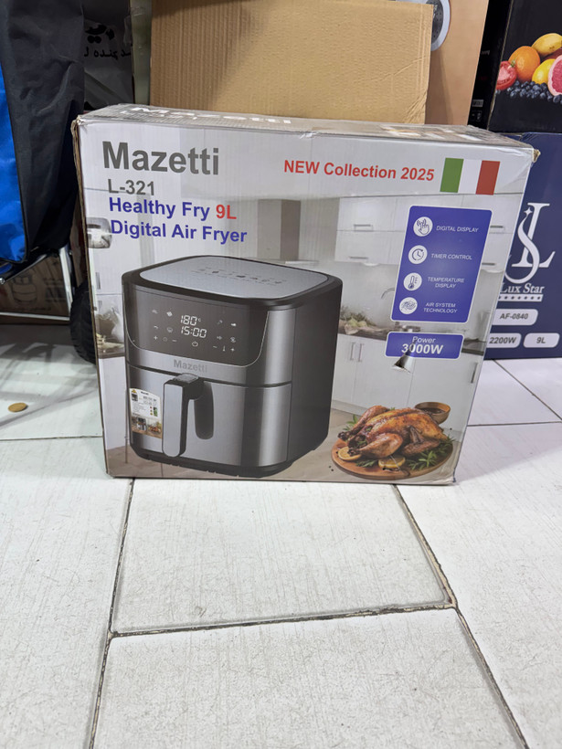 سرخکن مازتی Mazetti L-321 | ظرفیت ۹ لیتر