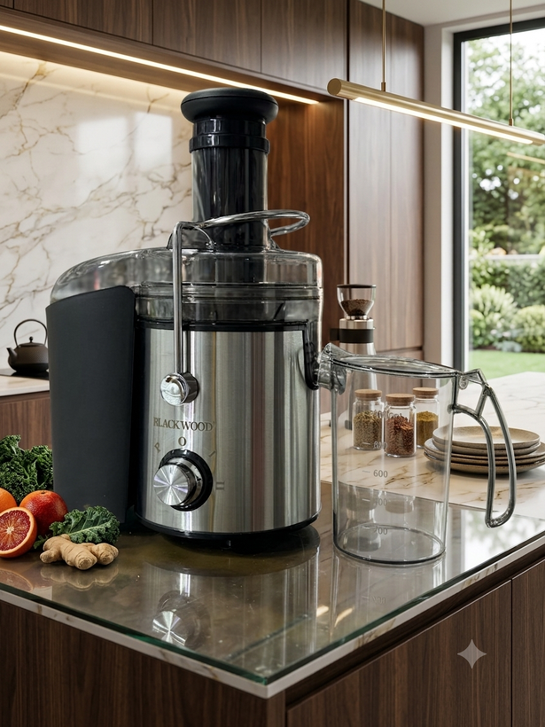 آبمیوهگیری بلک وود مدل SD-1356 | موتور 800 وات استیل ضدزنگ