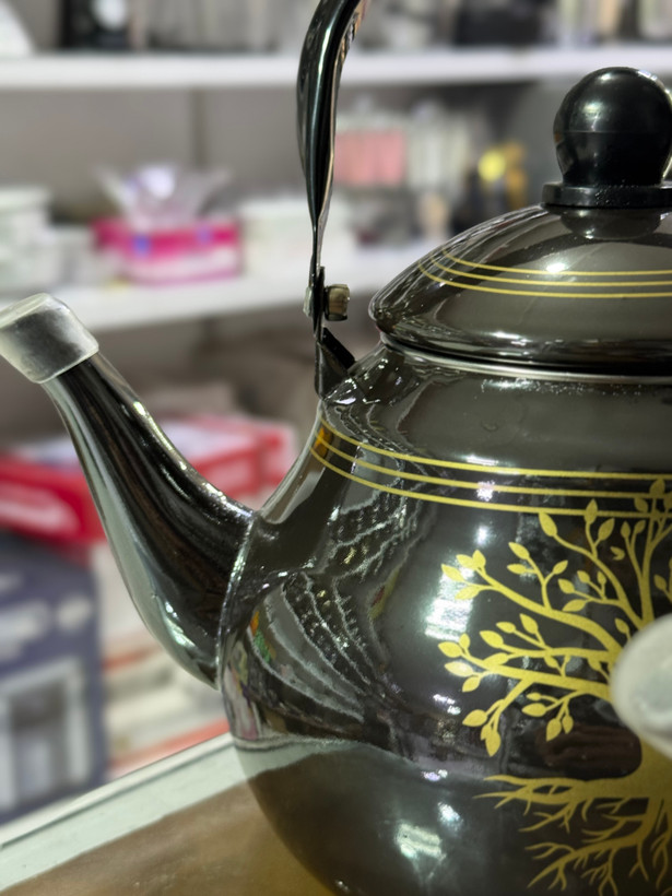 ست کتری لعابی مدل TK505 ظرفیت ۱.۷ و ۲.۵ لیتر