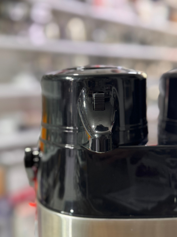 فلاسک دوقلو پمپی استیل یونیک مدل Twin Airpot (ظرفیت ۱.۳ + ۱.۳ لیتر)