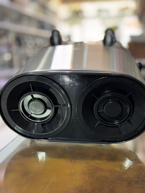 فلاسک دوقلو پمپی استیل یونیک مدل Twin Airpot (ظرفیت ۱.۳ + ۱.۳ لیتر)