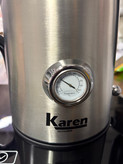 چای ساز کارن مدل TM-8583 | کتری و قوری شیشهای دیجیتال با توان 2200 وات