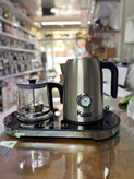 چای ساز کارن مدل TM-8583 | کتری و قوری شیشهای دیجیتال با توان 2200 وات