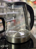 چای ساز سارینا مدل SA-179 | کتری برقی و قوری شیشهای دیجیتال 1800 وات