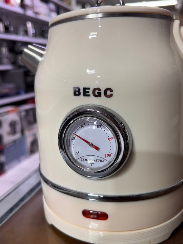 کتری برقی BEGC مدل Temperature Control | کتری برقی استیل با تنظیم دما