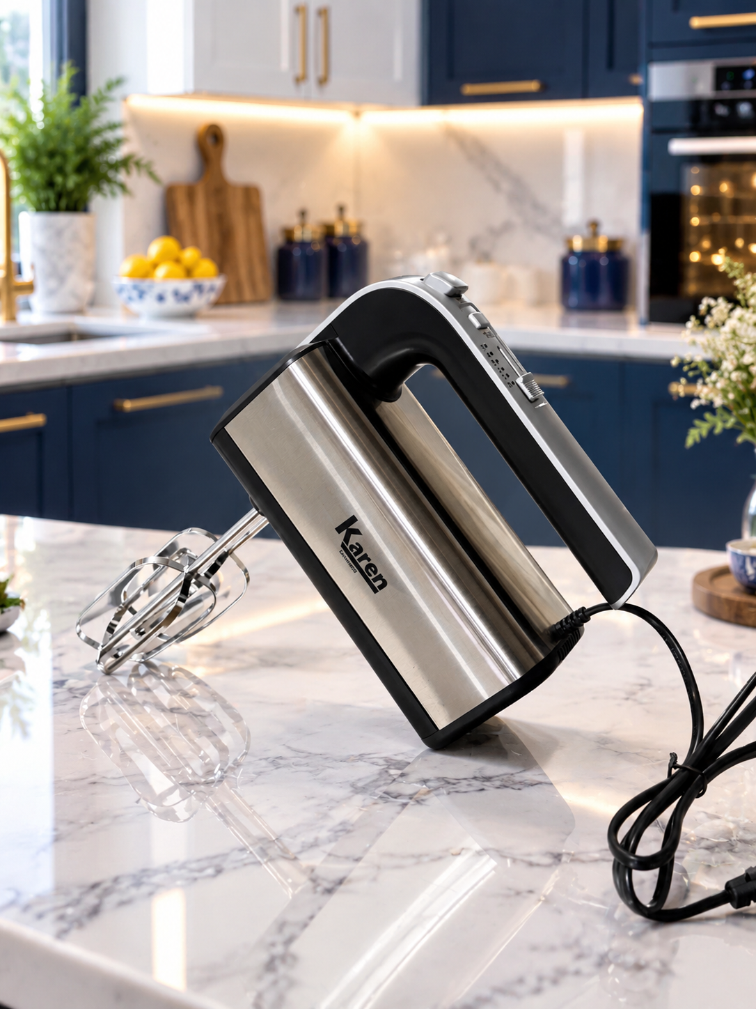 همزن دستی کارن مدل M-6651 | همزن برقی 500 وات با عملکرد توربو