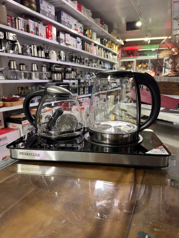 چای ساز پاورلوکس مدل PL-610 | چای ساز دیجیتال شیشهای 1.8 لیتری