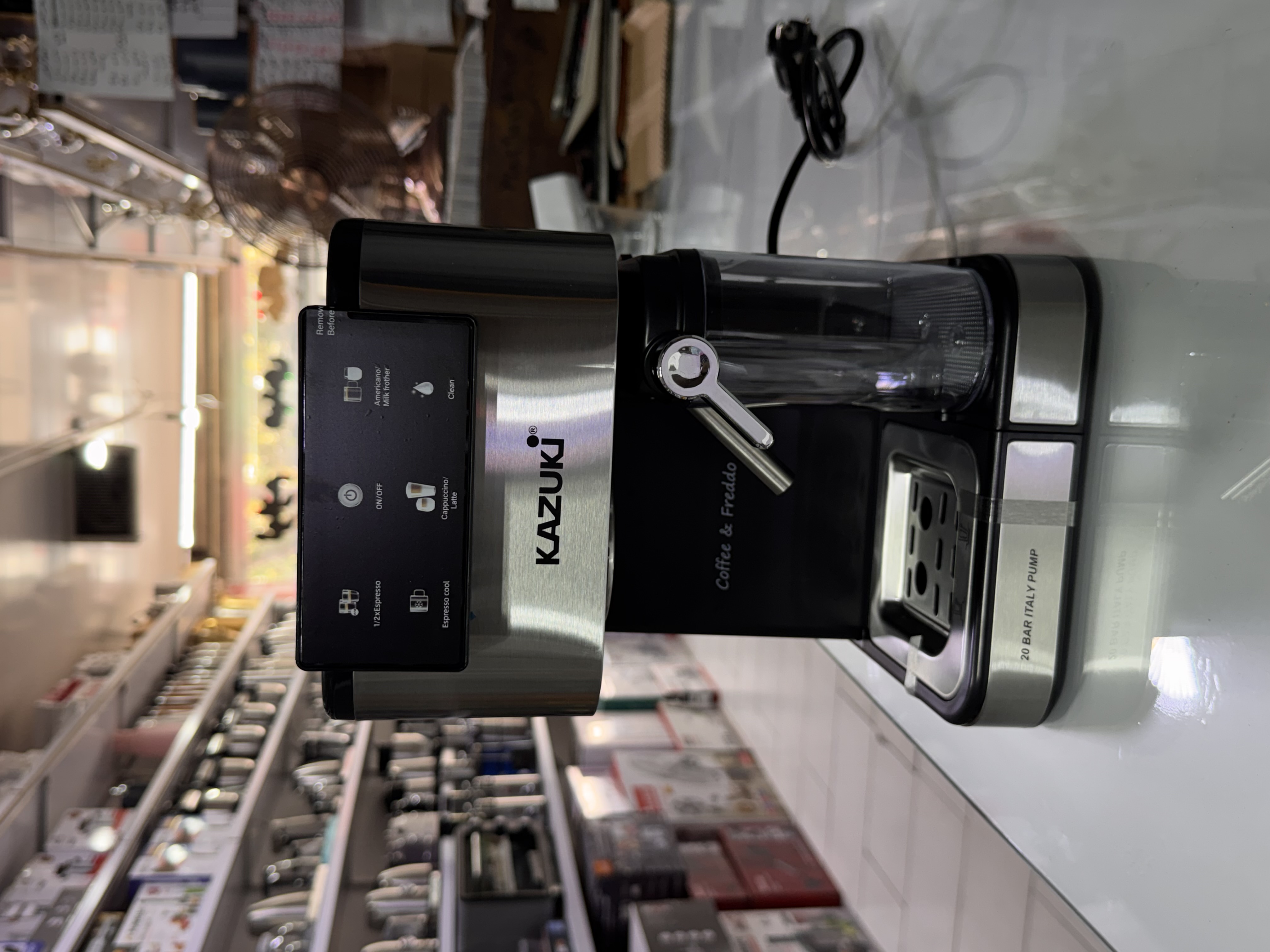 اسپرسوساز کازوکی K-230 | 1350 وات، فشار 20 بار، پمپ ایتالیایی