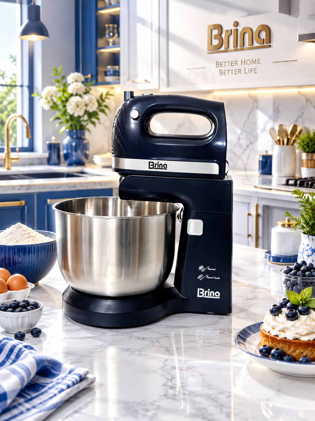 همزن کاسه‌دار برینا Brina مدل BSM-316N