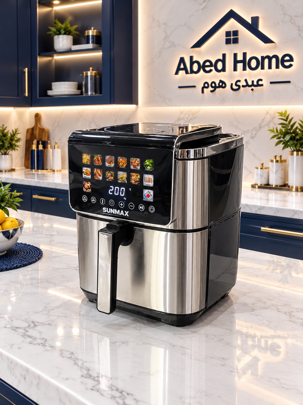 سرخکن بدون روغن سانمکس مدل SX-5014 ظرفیت ۹ لیتر | ۲۲۰۰ وات
