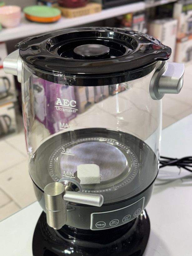 سماور برقی AEC مدل TM-2080 ظرفیت ۴.۵ لیتر با قوری شیشهای