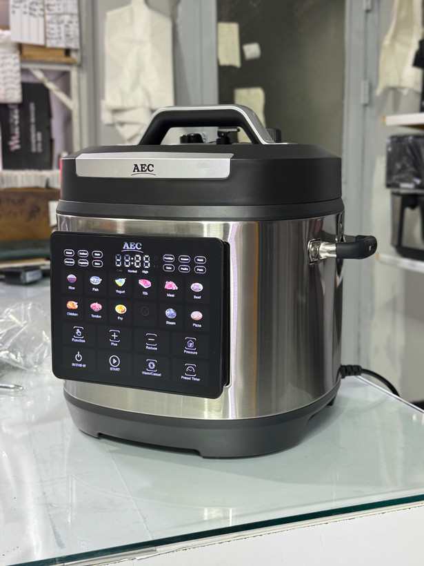 زودپز برقی AEC مدل PC1080 ظرفیت ۸ لیتر با پنل لمسی