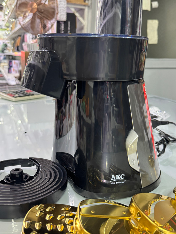 سالاد ساز و خردکن برقی AEC مدل SM-199 | ۶ تیغه استیل، موتور مس ۲۰۰ وات