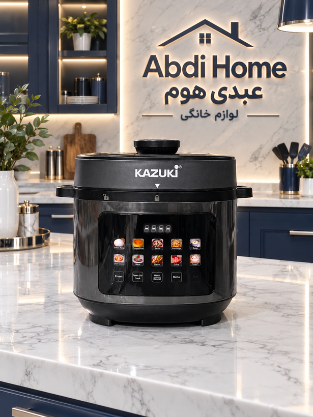 زودپز و مولتیکوکر برقی دیجیتال کازوکی (KAZUKI) مدل K-760 (Shanghai) | ۶ لیتری